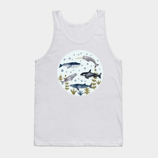 Whale Story | Watercolor Tank Top